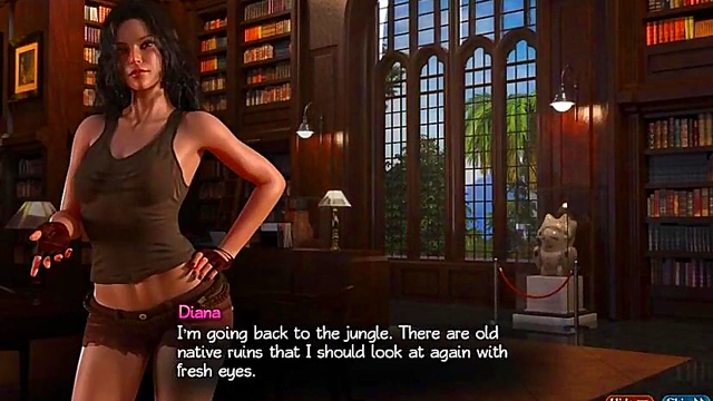 Sizzling MILF Nadia’s Anime Orgy & 3D Visual Novel Hardcore Action!