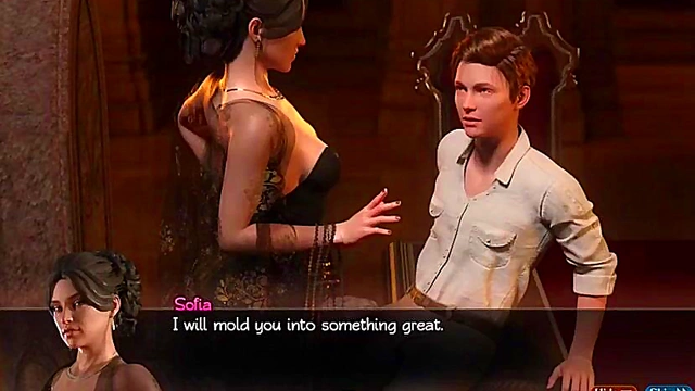 Sizzling MILF Nadia’s Anime Orgy & 3D Visual Novel Hardcore Action!