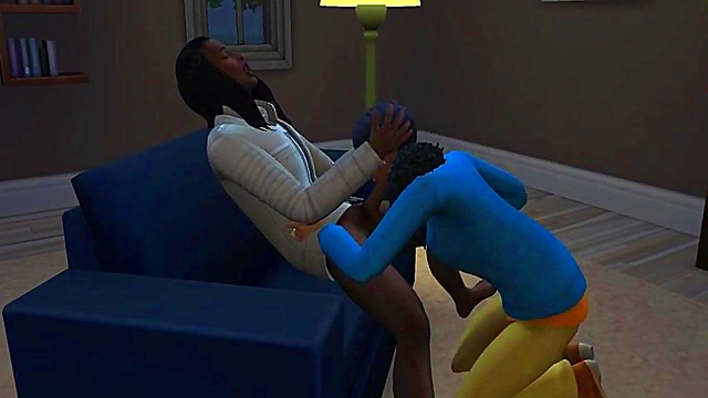 Nadia's Forbidden Plant Desire Fulfills Her Naughty Fantasies in Anime Sex Scene