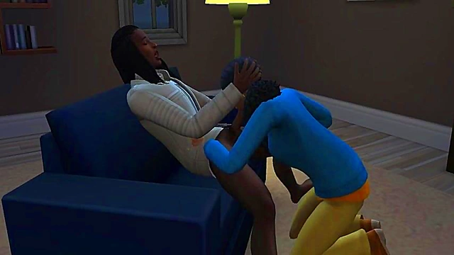 Nadia's Forbidden Plant Desire Fulfills Her Naughty Fantasies in Anime Sex Scene