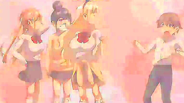 Intense Lesbian Play Between Katsuragi And Yomi Ends With A Futanari Orgy!