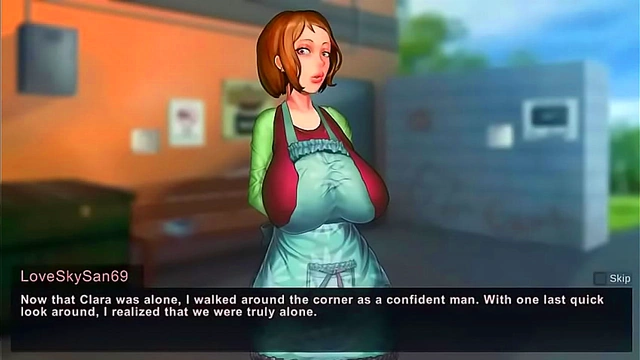 Horny Anime Babe Gets Fucked Hard for Sizzling 3D Visual Novel Orgasm Scene