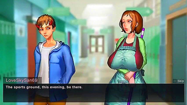 Horny Anime Babe Gets Fucked Hard for Sizzling 3D Visual Novel Orgasm Scene