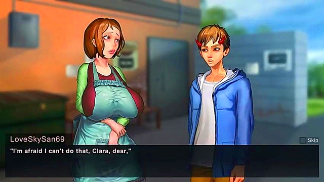 Horny Anime Babe Gets Fucked Hard for Sizzling 3D Visual Novel Orgasm Scene