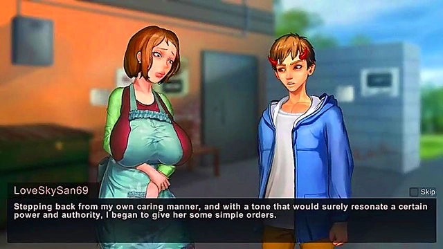 Horny Anime Babe Gets Fucked Hard for Sizzling 3D Visual Novel Orgasm Scene