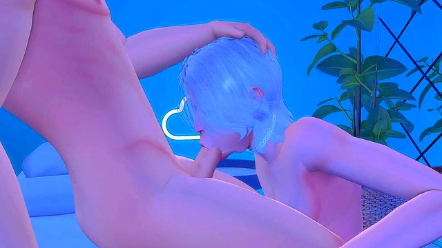 Restrained Ninja Babe Submits To Rough Sex In Anime Game Thrills