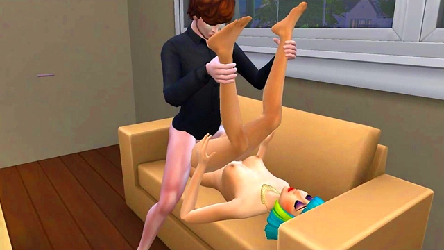 Komi-san Gives Intense Blowjob Then Gets Fucked Hard For Anime Cumshot