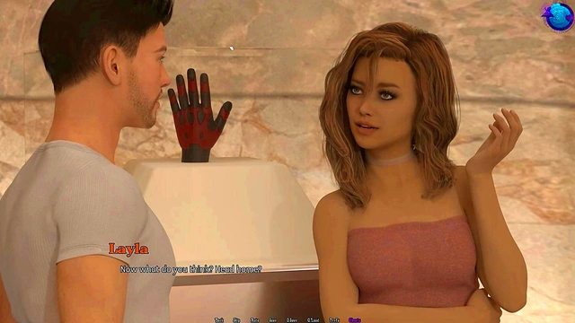 Stressed Eula Gets Relief With Big-Tit TitFuck Fantasy Session