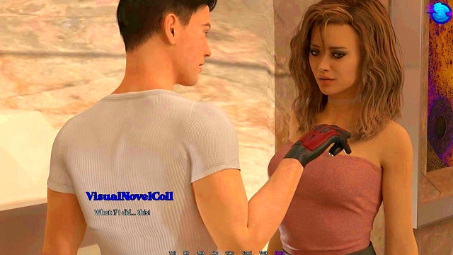 Stressed Eula Gets Relief With Big-Tit TitFuck Fantasy Session