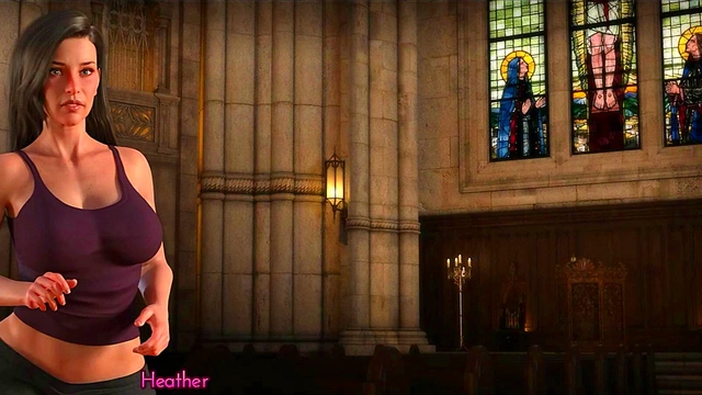 Sexy Sexbot Llamamann Satisfies With Her Feet In 3D Anime Fantasy Scene