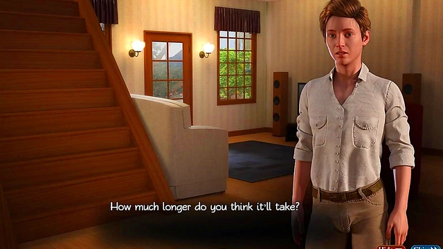 Sailor Man Seduces Hot Anime Doc for 3D Visual Novel Cuckold Fantasy Scene