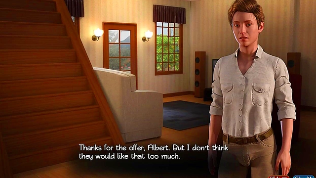 Sailor Man Seduces Hot Anime Doc for 3D Visual Novel Cuckold Fantasy Scene