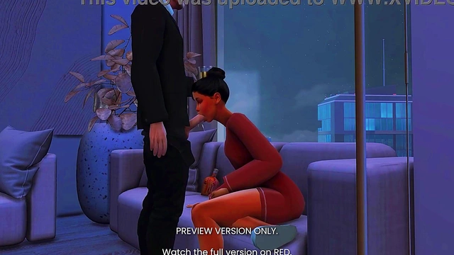 Busty AI Nurse Gives Steamy Blowjob And Rides Your Cock For Massive Facial