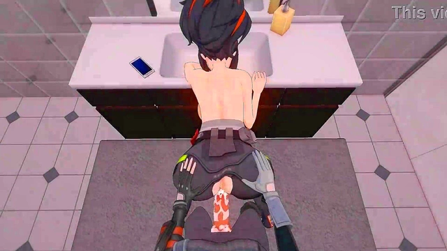 Idol Madoka Gets Intense Sex With 3D Anime Cock For Creamy Finish