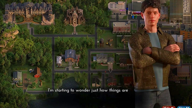 Horny Anime Boss Gets Off Watching Submissive Visual Novel Scene Live