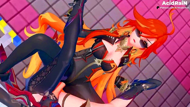 Sexy 3D Demi-Eve Dominates Space in Subverse for Sensual Anime Pleasure