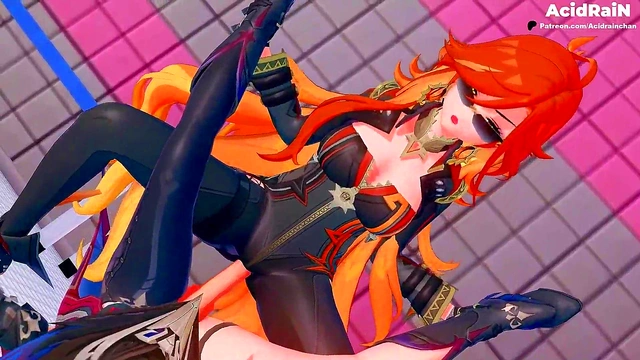 Sexy 3D Demi-Eve Dominates Space in Subverse for Sensual Anime Pleasure