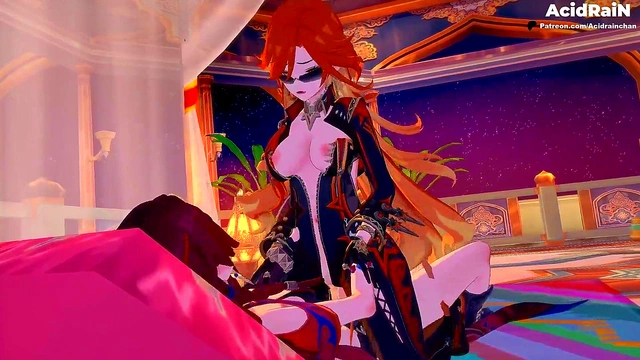 Sexy 3D Demi-Eve Dominates Space in Subverse for Sensual Anime Pleasure