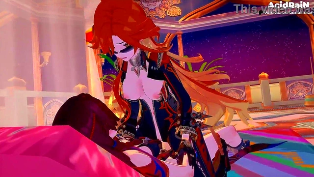 Sexy 3D Demi-Eve Dominates Space in Subverse for Sensual Anime Pleasure