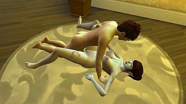 S Asuna Gives Blowjob & Gets Fucked Hard for Creampie Load!