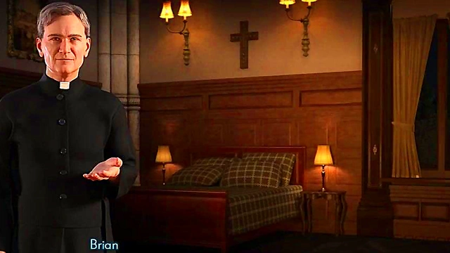 Spy Seduced by Priest in Church Animated Sex Scene Fantasies Unleashed