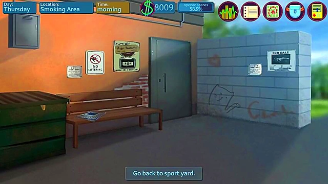 Horny Anime Babe Sucks And Fucks Her Visitor In A Steamy Visual Novel