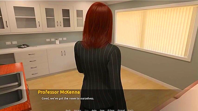 Big-Ass Anime Babe Gives Sultry Blowjob Then Rides His Hard Dick Deeply