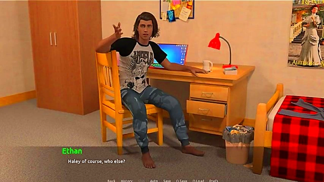 Big-Ass Anime Babe Gives Sultry Blowjob Then Rides His Hard Dick Deeply