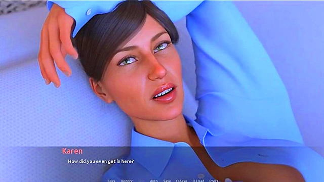 Big-Ass Anime Babe Gives Sultry Blowjob Then Rides His Hard Dick Deeply