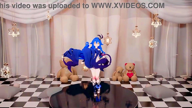 VTuber Silver Noel's Sexy Anime Fantasy With Intense Blowjob Action