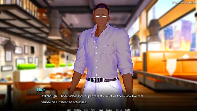 Naked Boss Gives Hot Anime Blowjob & Gets Hardcore Anal Cumshot