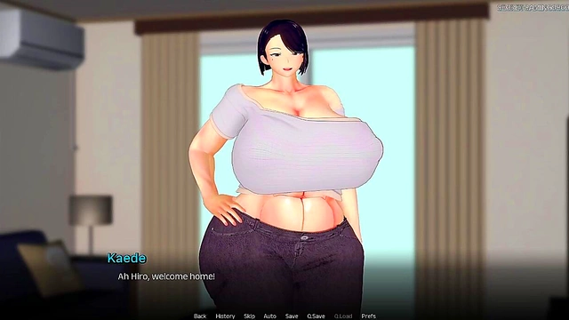 Naked Boss Gives Hot Anime Blowjob & Gets Hardcore Anal Cumshot