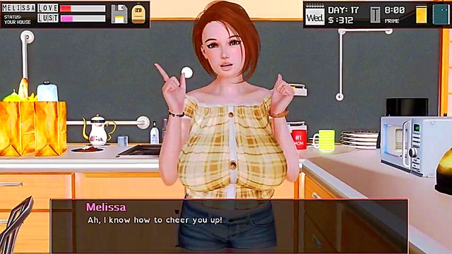 Succubus Half-Breed Faps To Redhead Milf Futanari's Huge Cock!