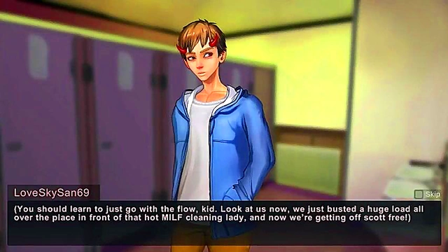 Hentai Anime Couple Enjoy Hot Sex In Fantasy World Visual Novel Scene