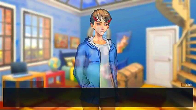 Hentai Anime Couple Enjoy Hot Sex In Fantasy World Visual Novel Scene