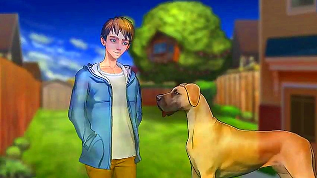 Hentai Anime Couple Enjoy Hot Sex In Fantasy World Visual Novel Scene