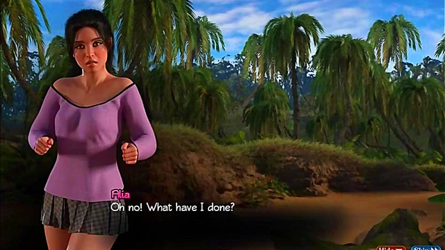 Nadia's Hidden Treasure Revealed - Anime Sex Adventure Game Playthrough