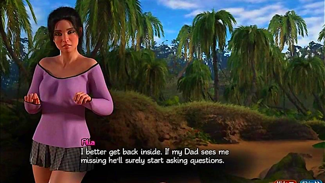 Nadia's Hidden Treasure Revealed - Anime Sex Adventure Game Playthrough