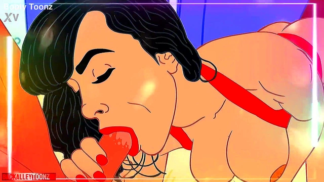 Perverted Stepson Fucks His Big-Titted Anime Stepmom Until She Cums Hard