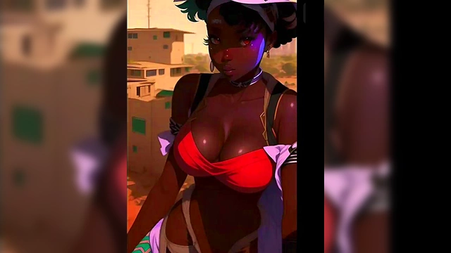 Intense Lesbian Play Between Hikage, Katsuragi And Yomi With Big Boobs Action