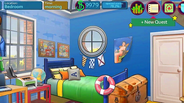 Big-Titted Anime Babe Gets Saved by Stud for Steamy Blowjob & Hardcore Sex Scene