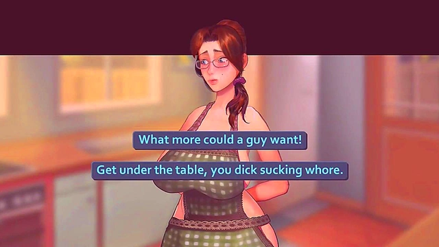 Big-Titted Anime Babe Gets Saved by Stud for Steamy Blowjob & Hardcore Sex Scene