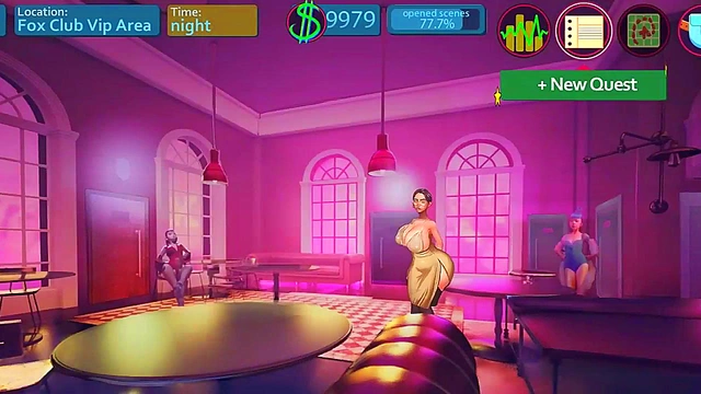 Big-Titted Anime Babe Gets Saved by Stud for Steamy Blowjob & Hardcore Sex Scene