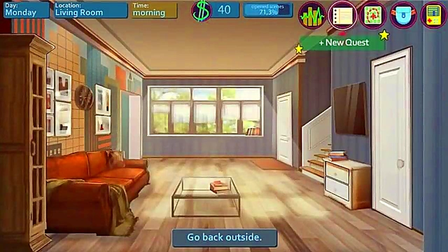 Horny Anime Babe Seduces Visitor for Steamy 3D Sex Adventure Gameplay Fantasy