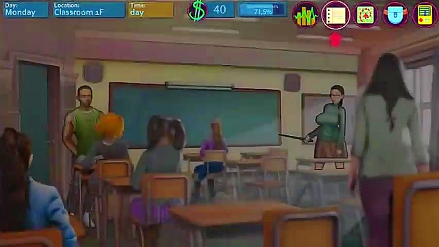 Horny Anime Babe Seduces Visitor for Steamy 3D Sex Adventure Gameplay Fantasy