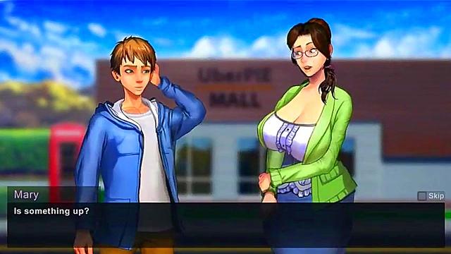 Horny Anime Babe Seduces Visitor for Steamy 3D Sex Adventure Gameplay Fantasy