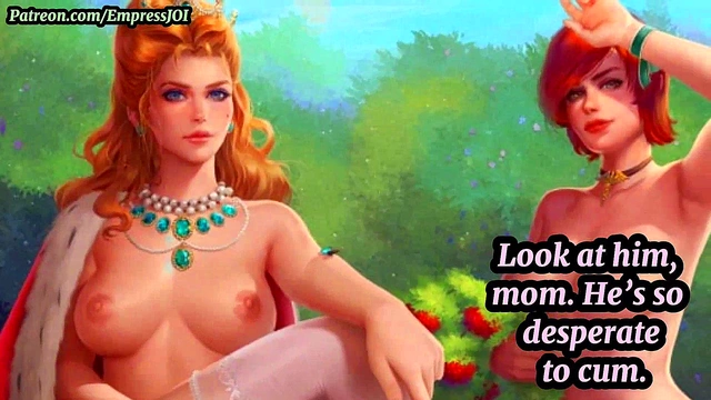 Horny Milf Seducing Anime Lover for Steamy 3D Visual Novel Scene