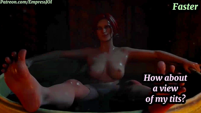 Horny Milf Seducing Anime Lover for Steamy 3D Visual Novel Scene