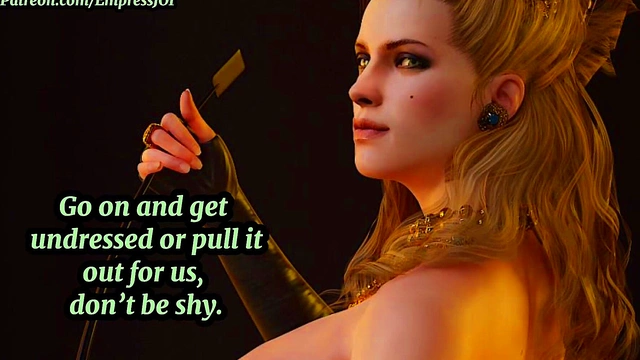 Horny Milf Seducing Anime Lover for Steamy 3D Visual Novel Scene