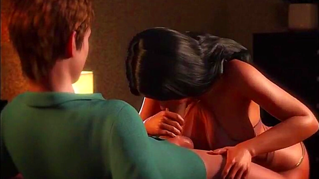 Sexy Anime Babe Craves Summer Lovemaking With Her Handsome Lover